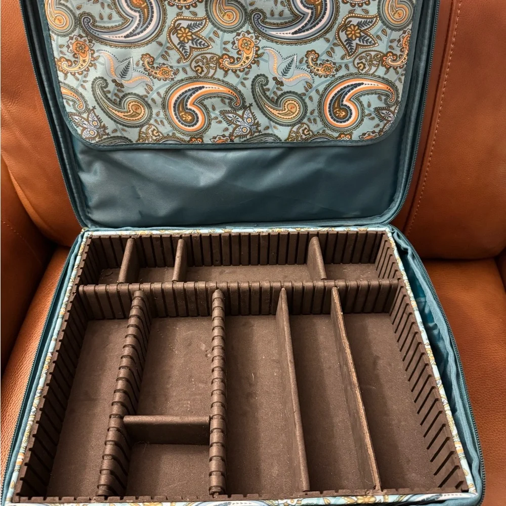 Joy Mangano JM expandable travel jewelry “jewel kit duo”  organizer carrier